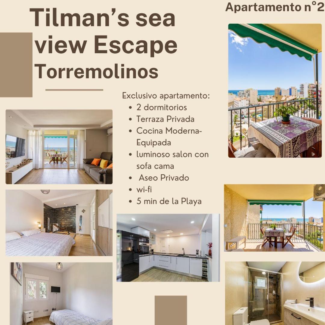 Frida'S Home-Sea View Terrace Torremolinos Exteriör bild